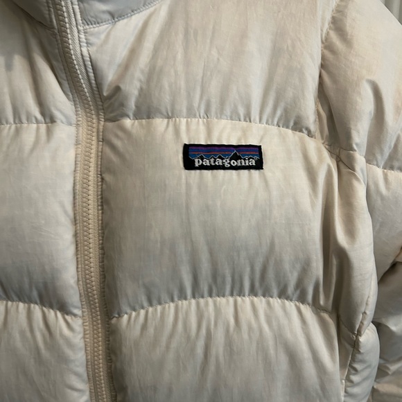 Patagonia white goose down puffer jacket medium - Picture 11 of 14